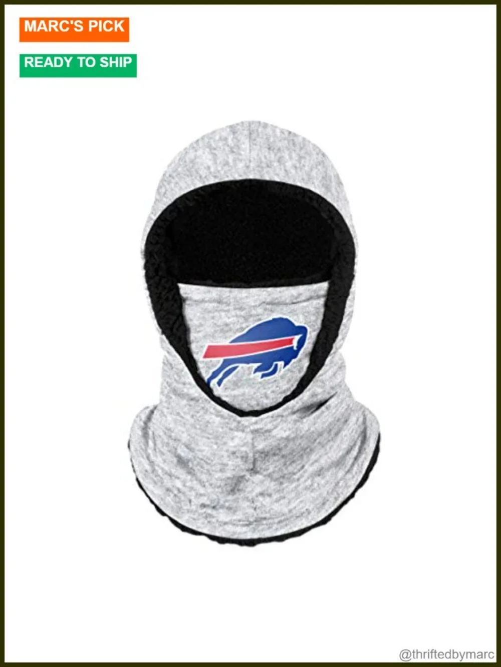 NFL Hooded Gaiter Balaclava Face Cover Neck Scarf Winter